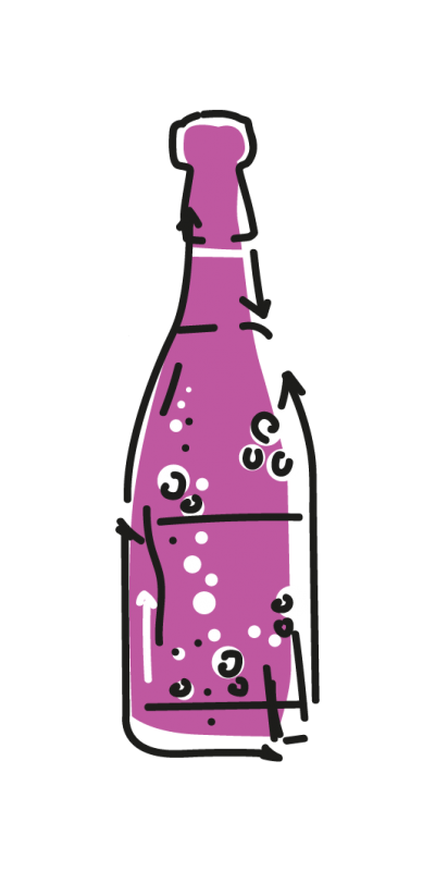 AOP Champagne brut rosé