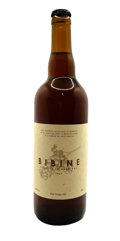 Image of Bibine. Bière fermentée au marc de MondeuseDomaine des Côtes Rousses